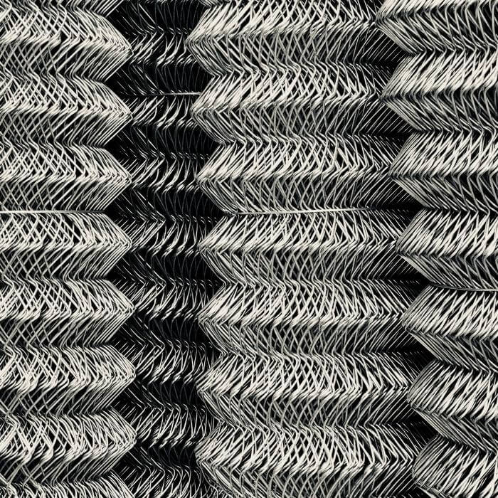 New rolls of chain link fabric
